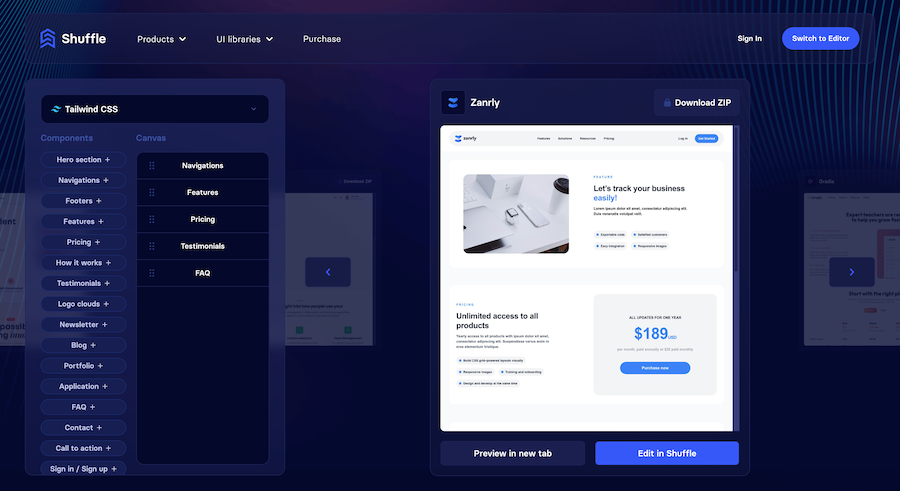 Alternatives by Shuffle