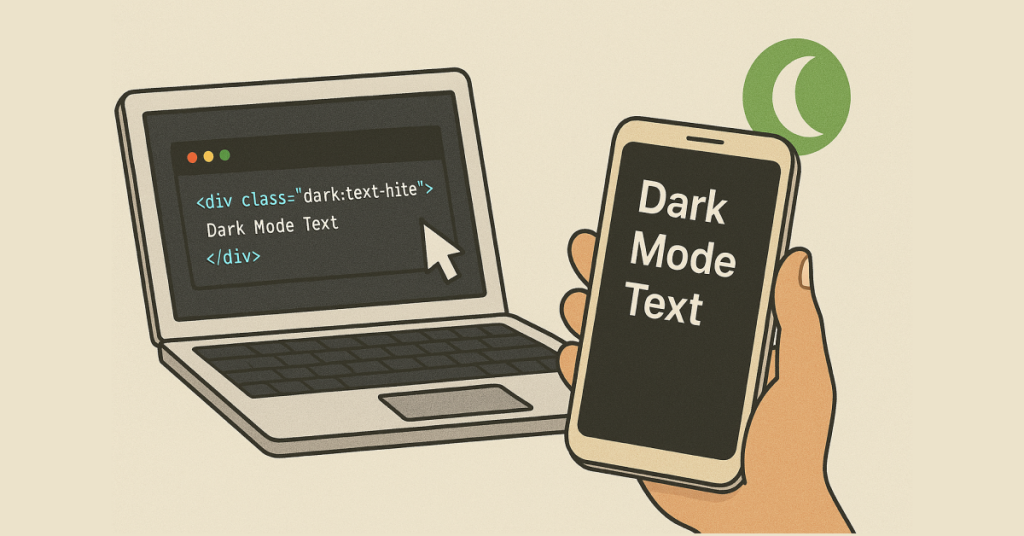Dark Text Styling with Tailwind CSS