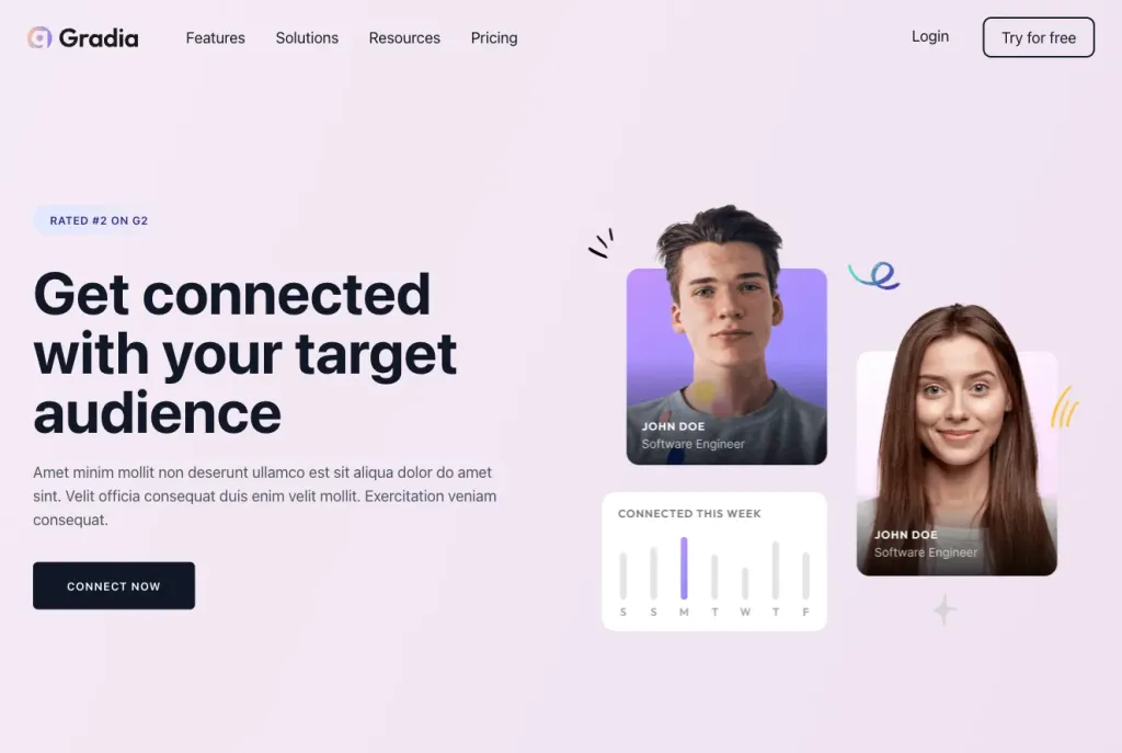 Gradia Tailwind Template