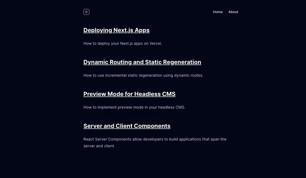 Contentlayer Starter