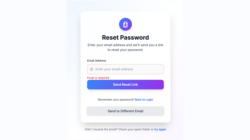 Reset Password