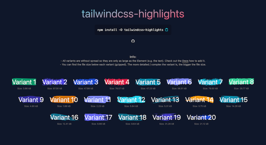 Tailwind CSS - Highlights