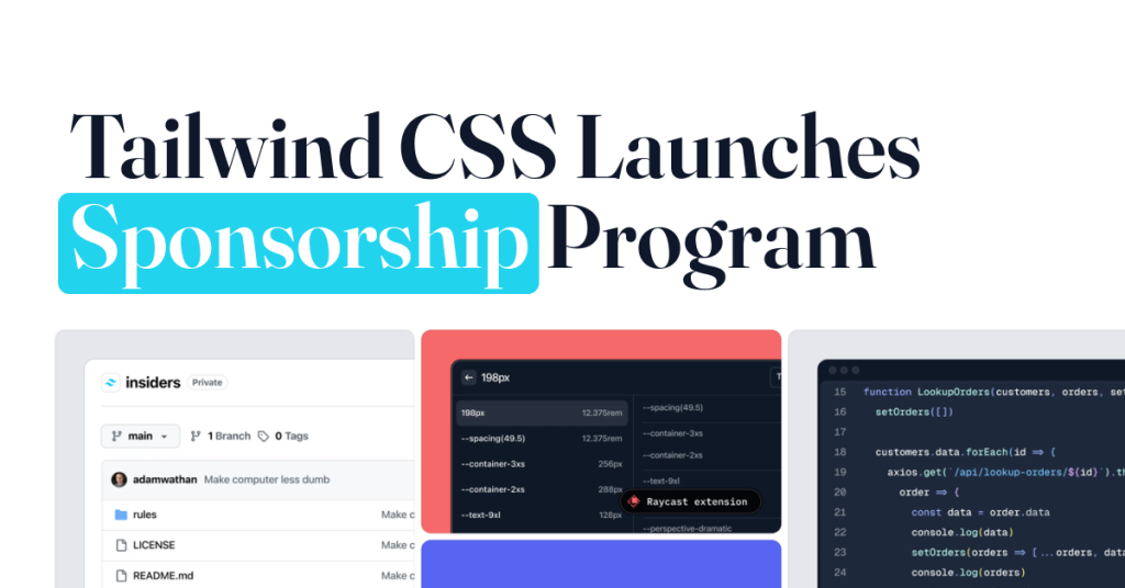 Tailwind CSS Launches Sponsorship Program