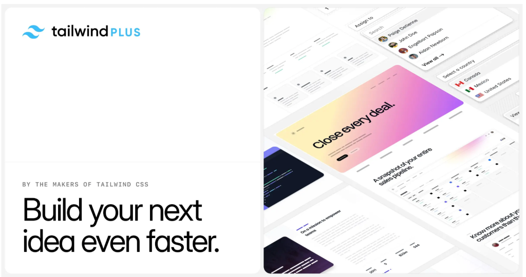 Tailwind Plus: The New Era of Tailwind UI