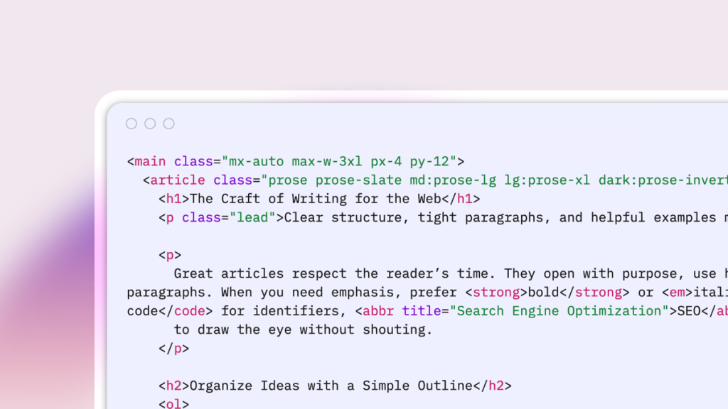 Tailwind Typography Plugin