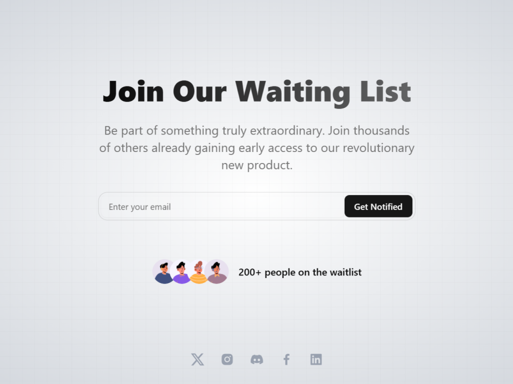 Waitly Waitlist Template Image 1