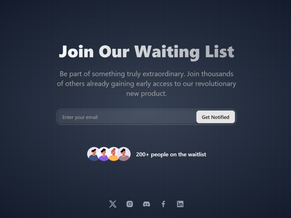 Waitly Waitlist Template