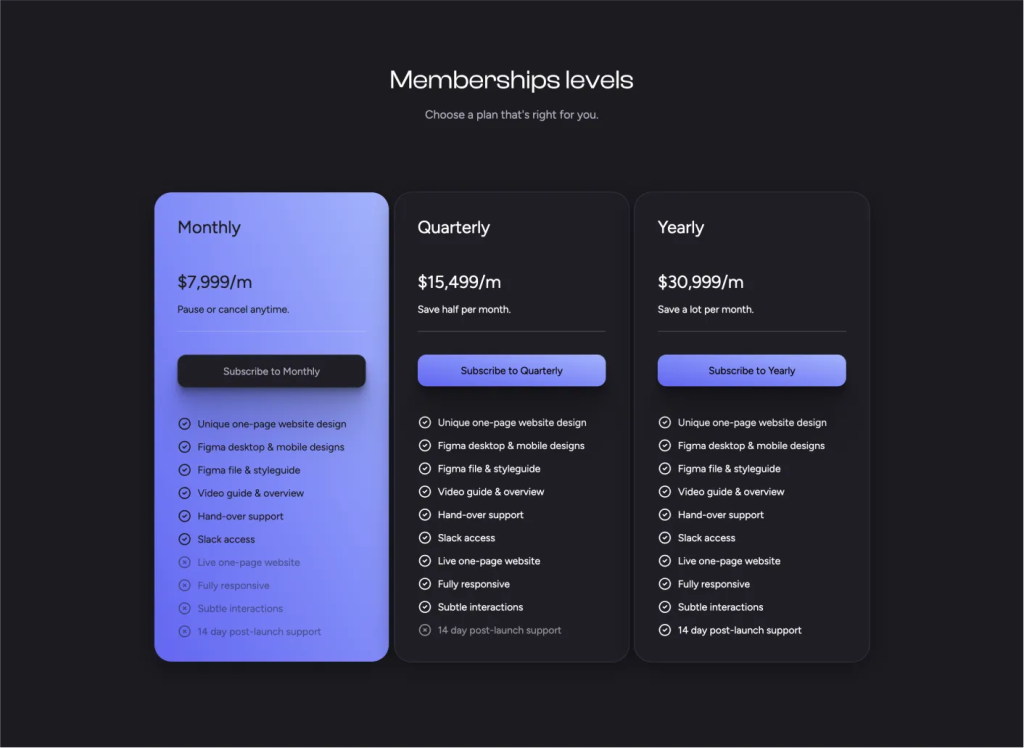 Aubergine – Dark Astro & Tailwind Landing Template