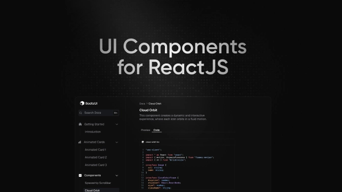 BadtzUI React Library BadtzUI React Library