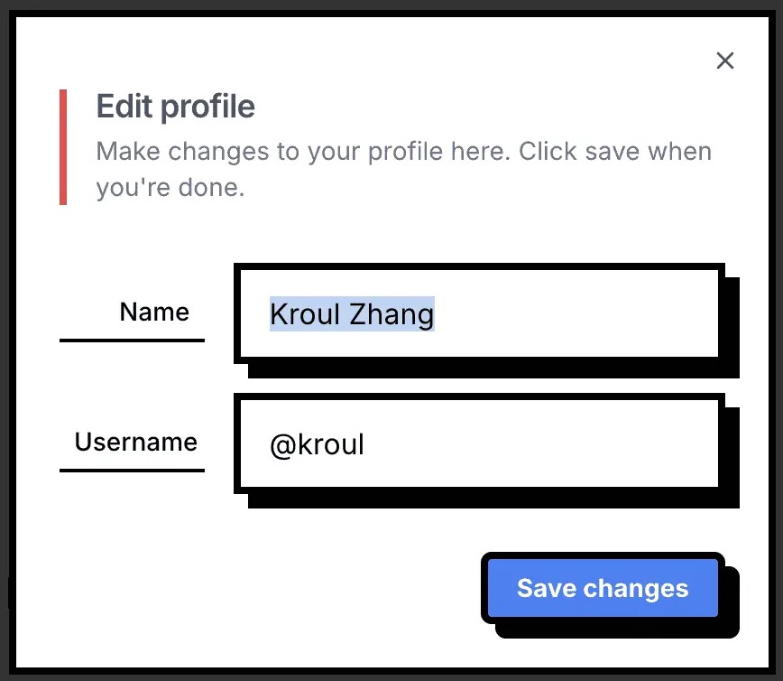 Brutal Retro Component - Dialog Brutal Retro Component - Dialog