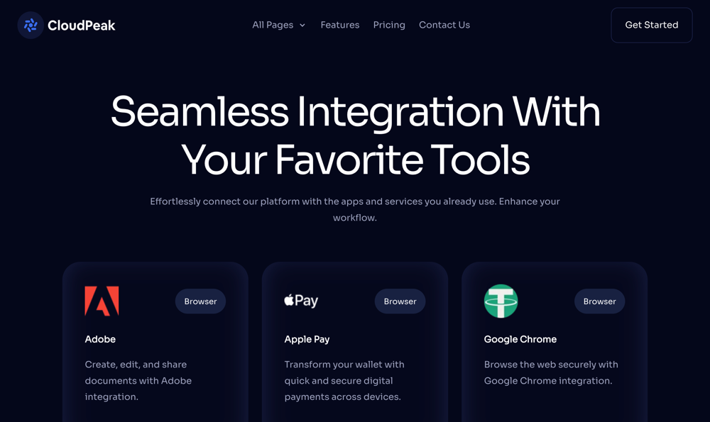 Integration Section Integration Section