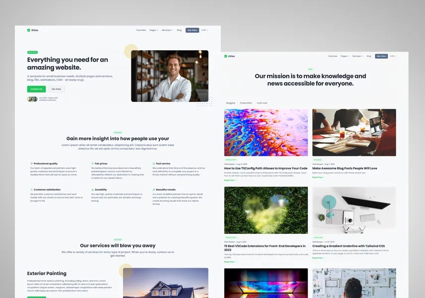 Atlas - business website template Atlas - business website template