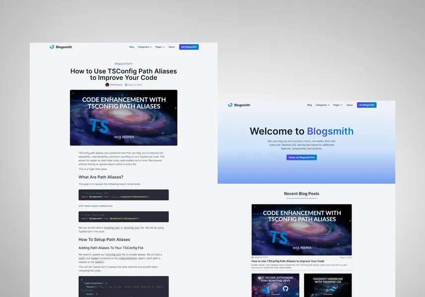 Blogsmith Pro - blog template Blogsmith Pro - blog template
