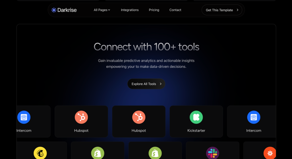 Dark Mode Logo Cloud Section
