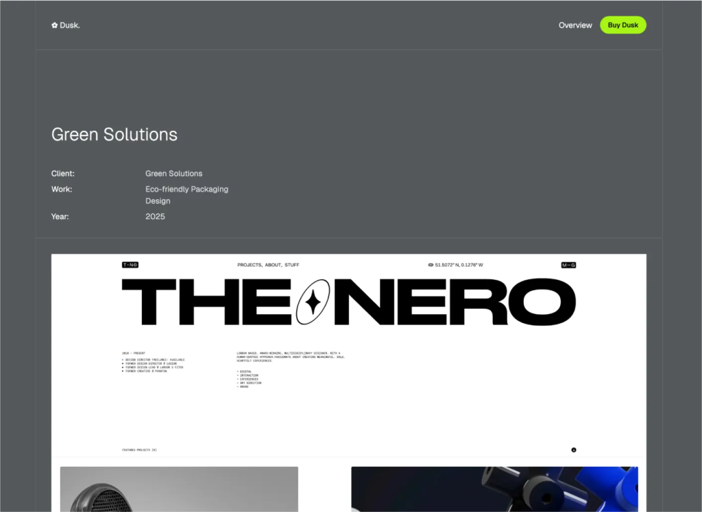 Dusk Agency Astro Template