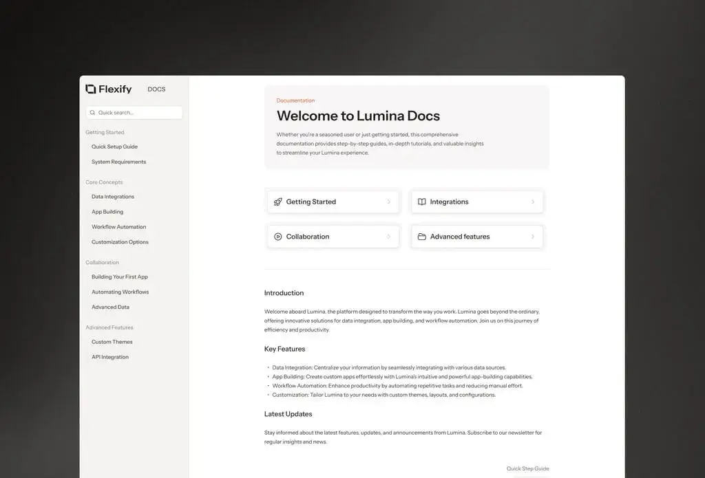 Flexify SaaS Template - Docs Flexify SaaS Template - Docs