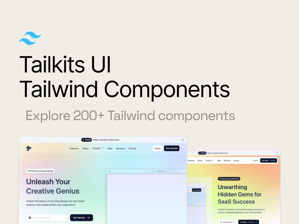 Tailkits UI Tailkits UI - 200+ Tailwind Components