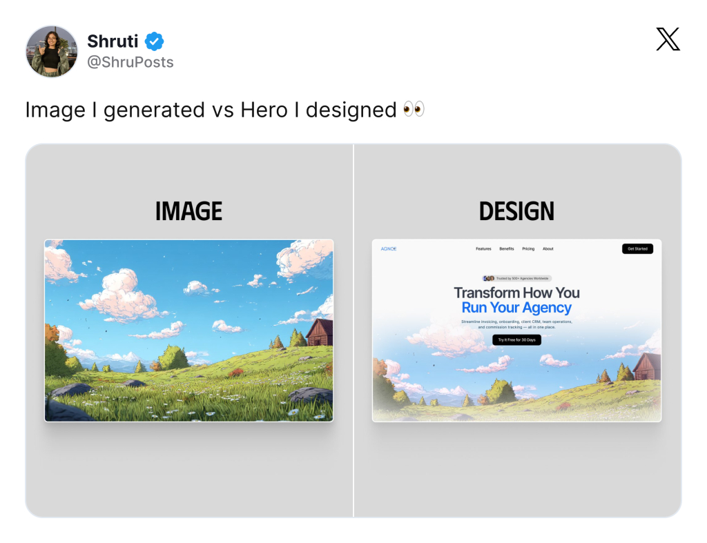 Nature hero background design built by @ShruPosts Nature hero background design built by @ShruPosts