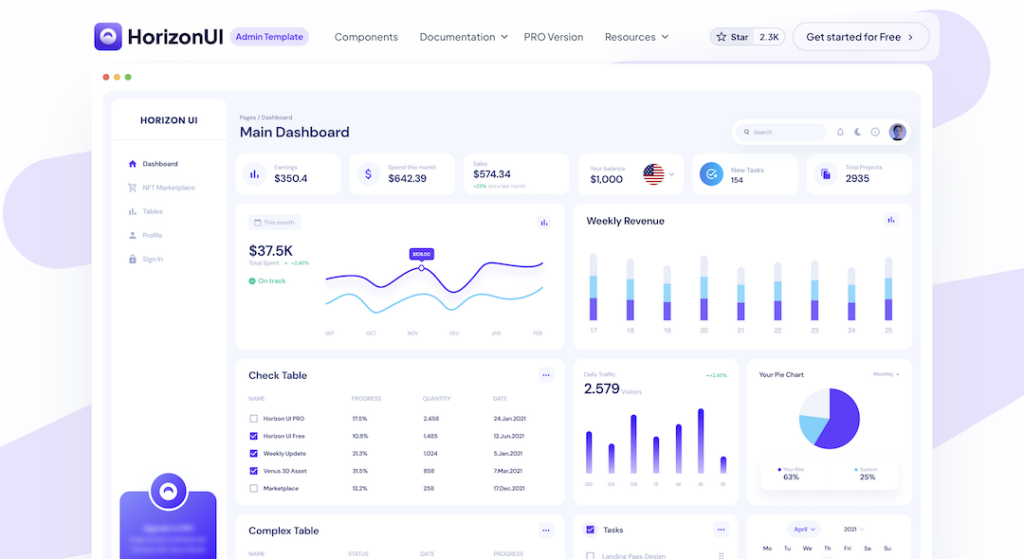 Horizon React Components