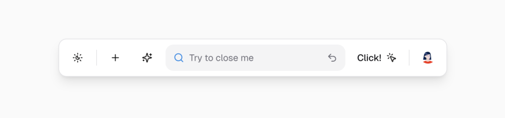Action Toolbar from KokonutUI Action Toolbar component
