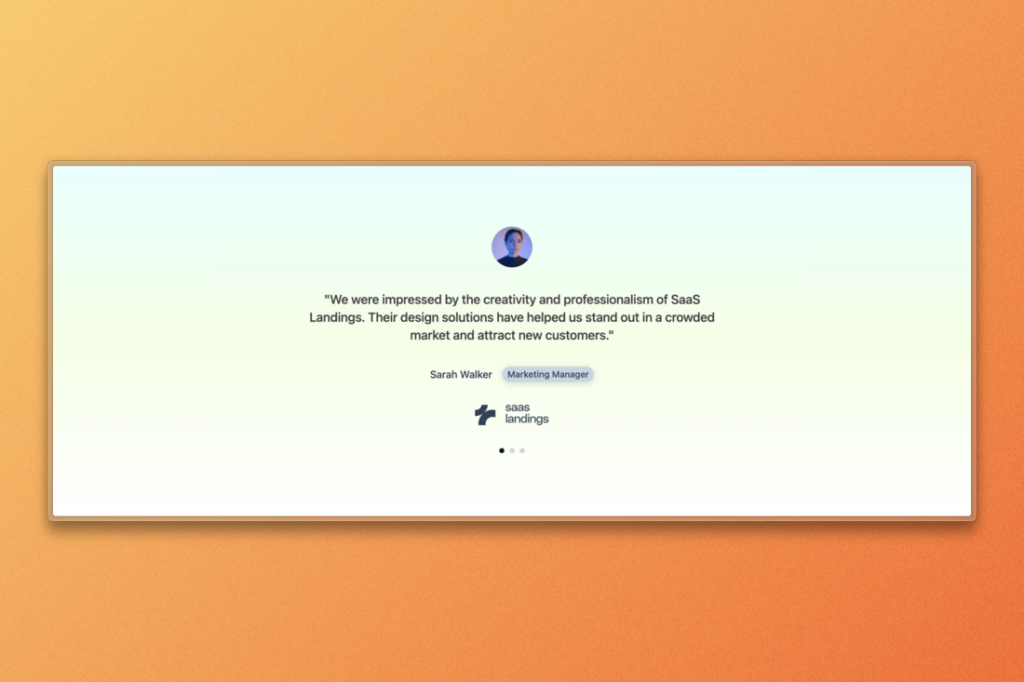 Testimonial Component