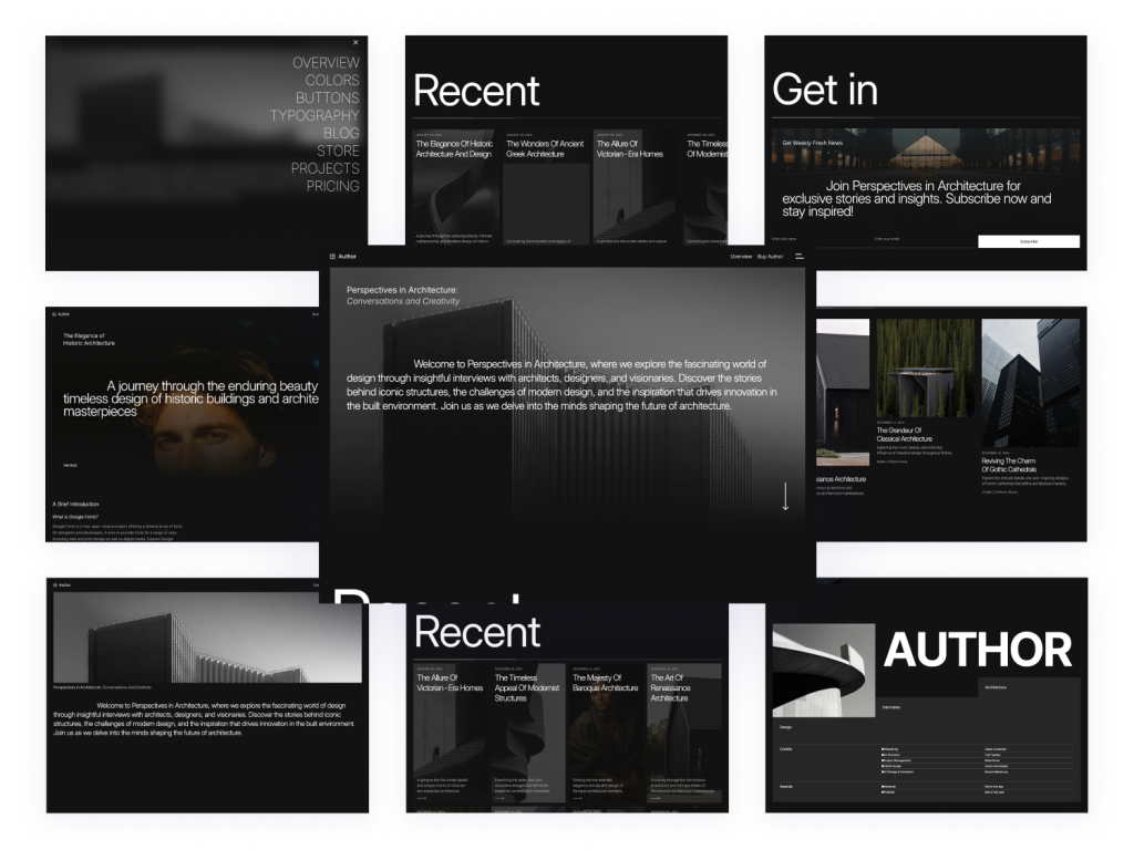 Author Astro Template