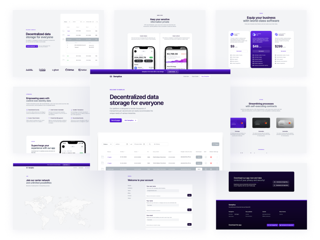 Semplice Astro Template