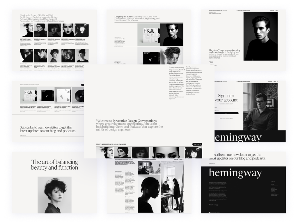 Hemingway Astro Template
