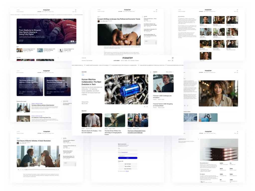 Phanatik Bianco Astro Template