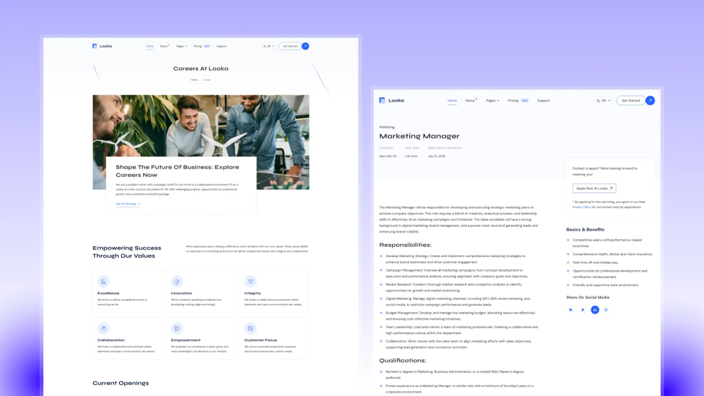 Looka Astro Theme for Corporate & Consulting Websites