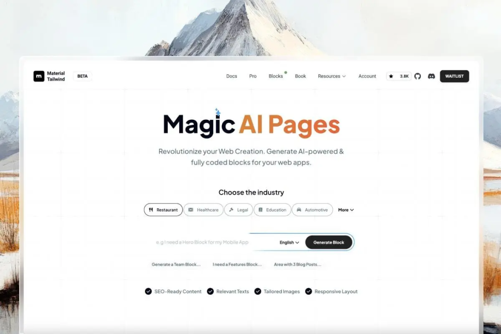Magic AI Blocks - Pages Magic AI Blocks - Pages