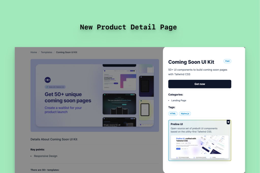 Product Details Page - v2 Sidebar