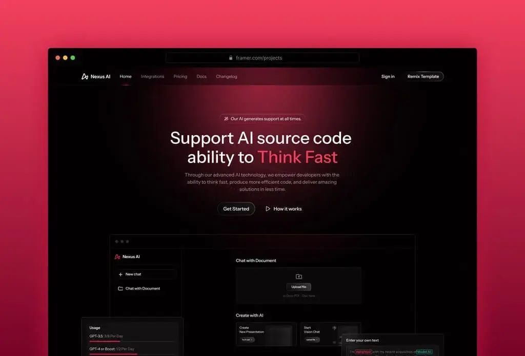 Nexus AI Nuxt Template
