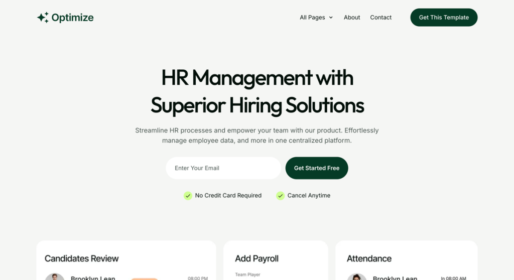 Optimize Astro SaaS Template Optimize Astro SaaS Template