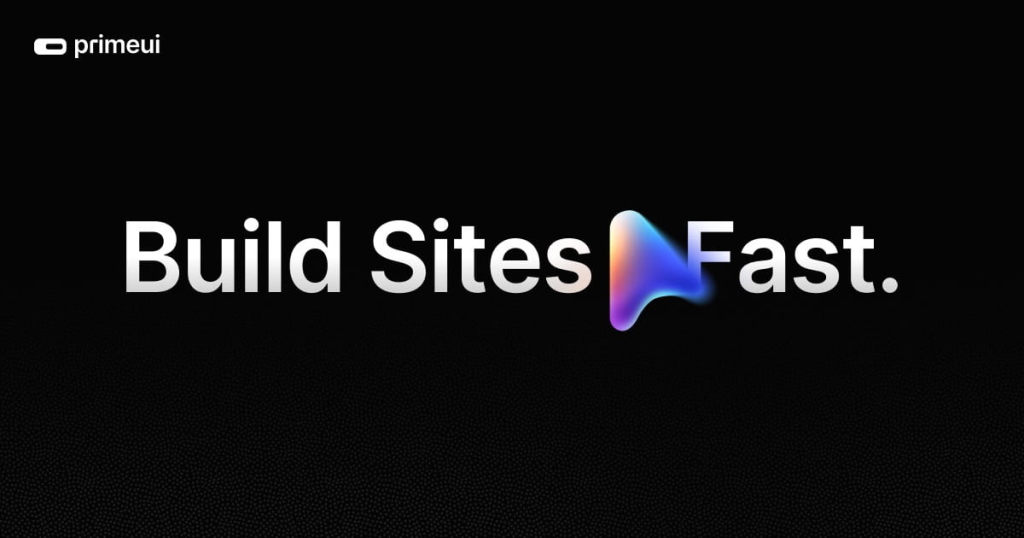 Prime UI, Build Full Sites with AI, No Code