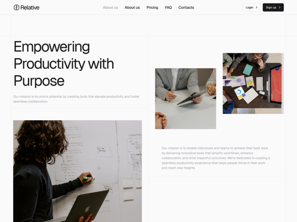 Relative Tempalte Relative Astro & Next.js Template