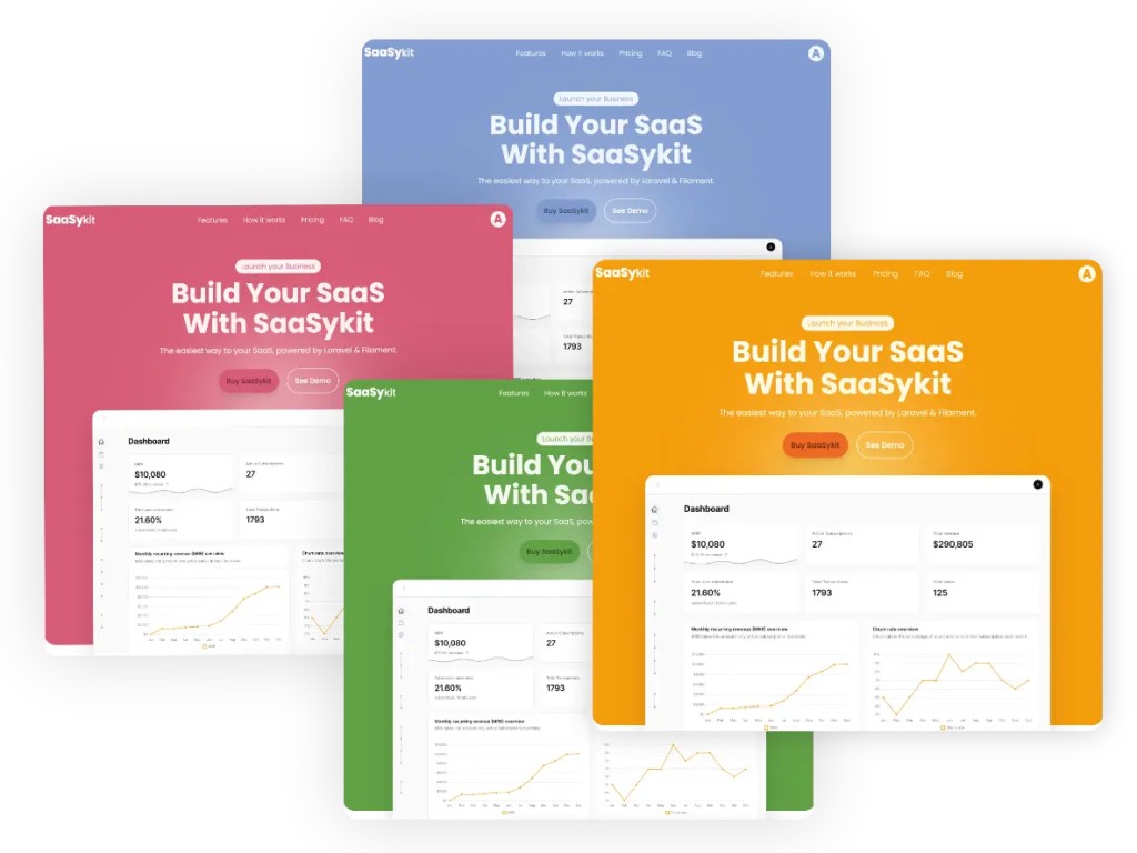 Landing Pages Saasykit boilerplate - Landing Pages