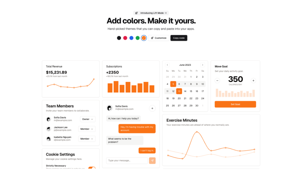 Pre-built themes to copy and paste into your CSS file