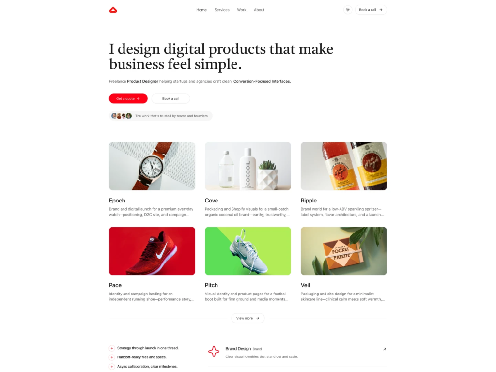 Hatch portfolio website, shadcn/ui template Hatch portfolio website, shadcn/ui template