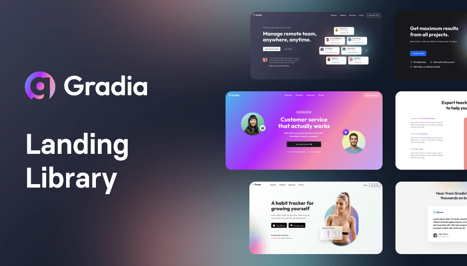 Gradia Tailwind Landing Page Template Gradia Tailwind Landing Page Template