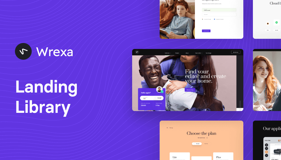 Wrexa Landing Page Template with Tailwind CSS Wrexa Landing Page Template