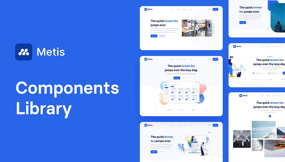 Metis Tailwind Website Template Metis Tailwind Template