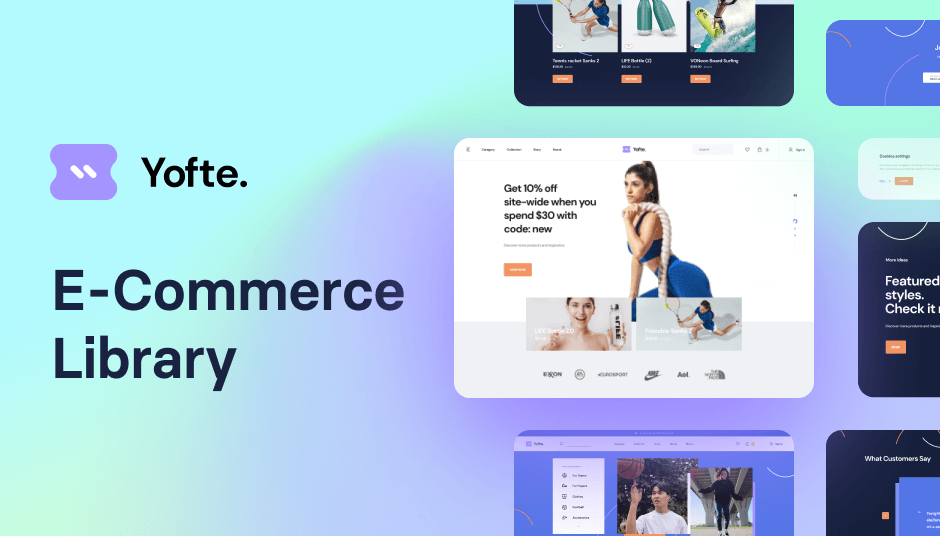 Yofte E-Commerce Template with Tailwind CSS Yofte Tailwind Template