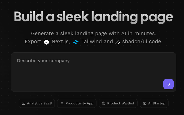 sleek.design UI sleek.design UI
