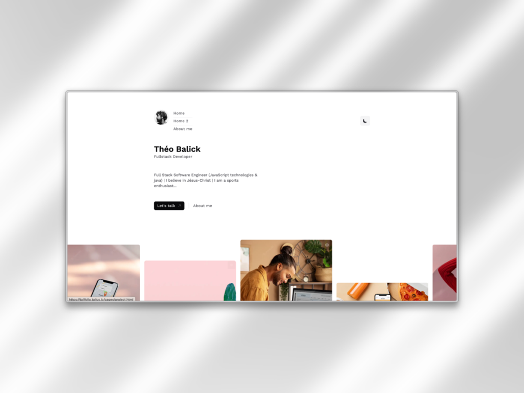 Tailfolio - Personal Website Theme