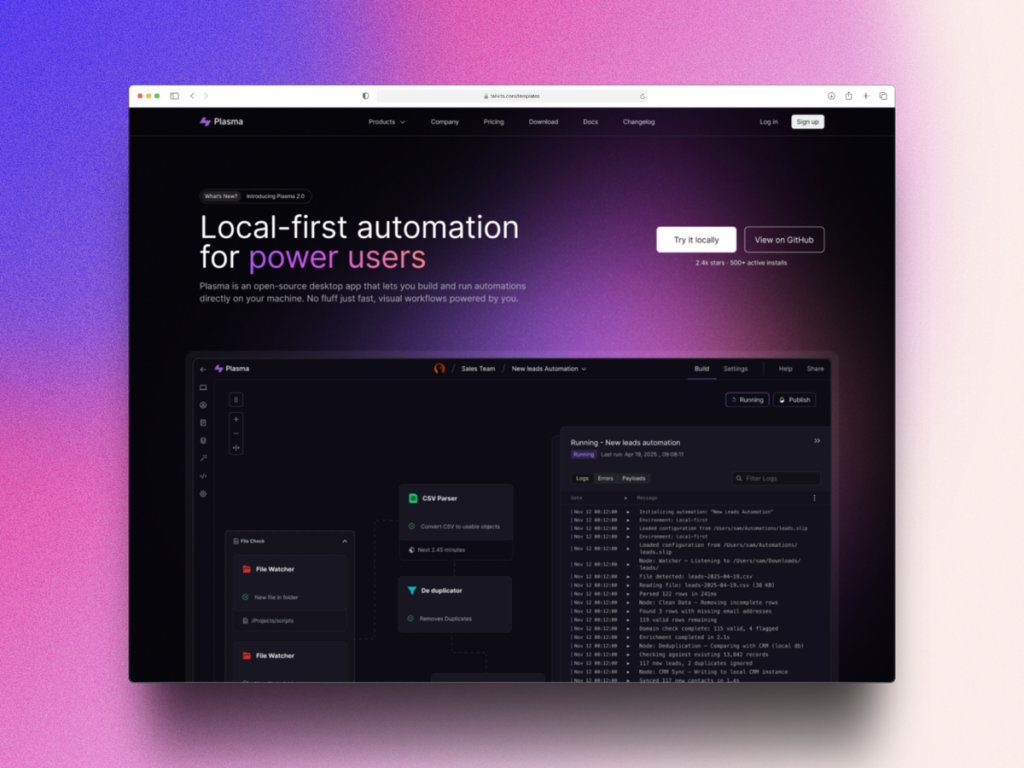 Plasma Theme - Astro and Next.js