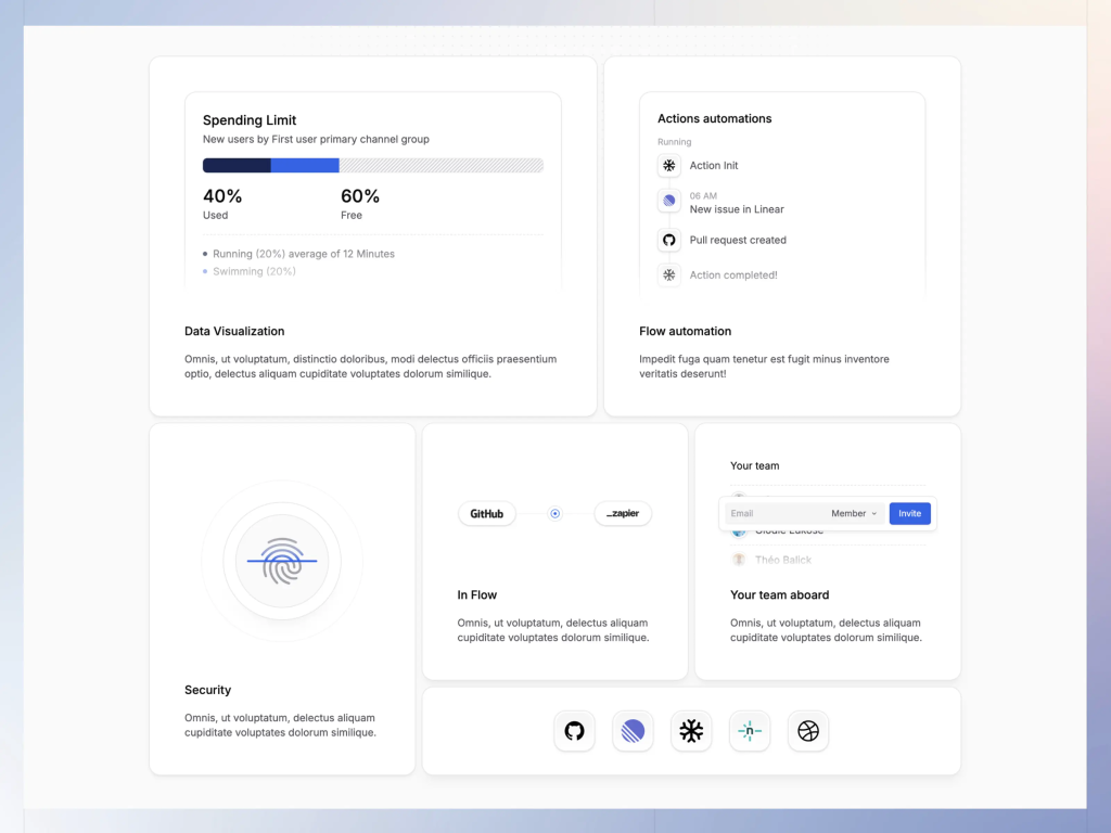 Oxymor ST Theme - Bento Cards
