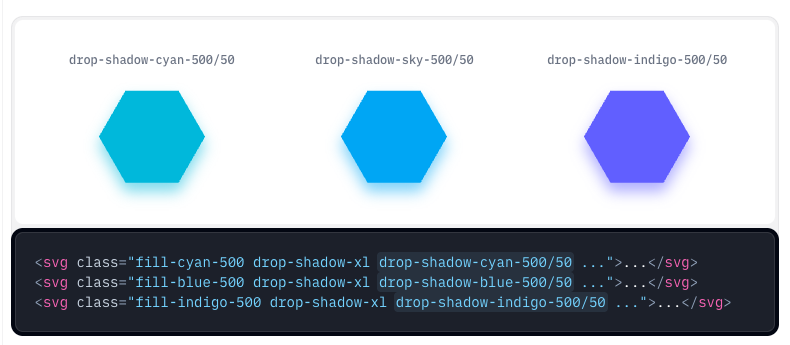 Colored Drop Shadows