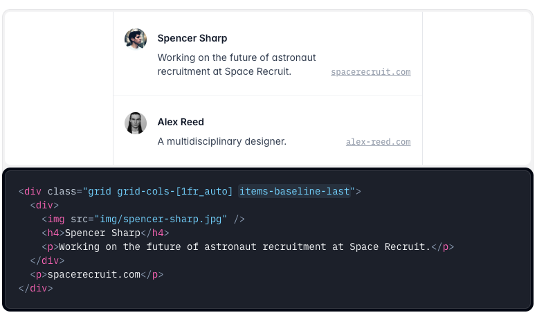 Align Items to the Last Baseline