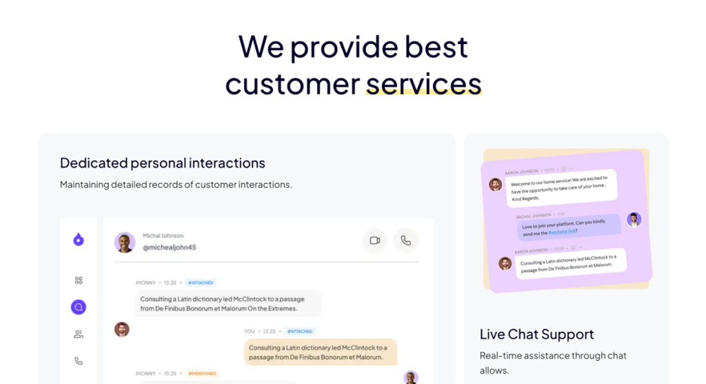 Telldesk Customer Support Template